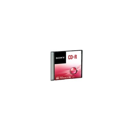 CD-R Sony 700MB 80min 48X Individual - Envío Gratuito