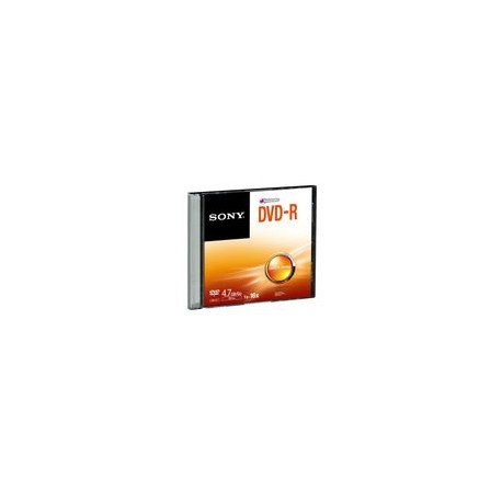 DVD-R Sony 4.7GB 120min 16X Individual - Envío Gratuito